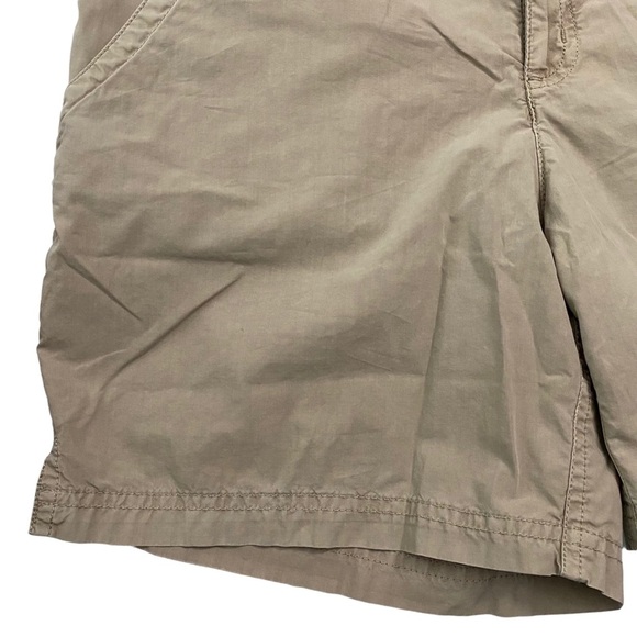 Columbia Tan Mid Rise Shorts Pockets Brown Tan Neutral 6 - Picture 5 of 14